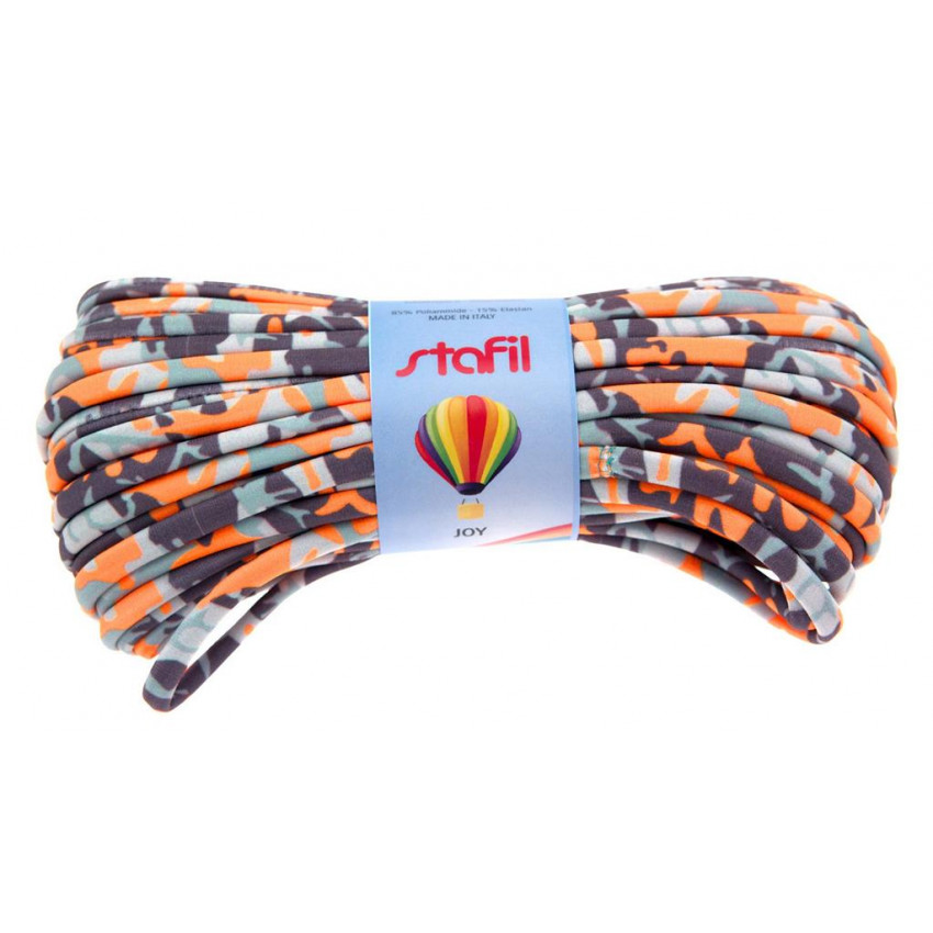 Stafil Elastická páska JOY camouflage orange 20m
