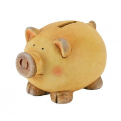 Pokladnička hlinená prasiatko