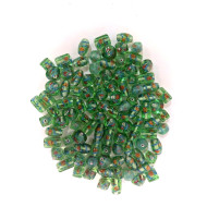 Stafil Korálky mix 100ks sklenenné vetro c.rose transp.blu