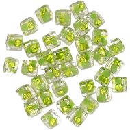 Stafil Korálky mix 30 ks sklenené 15-18 mm jonquil