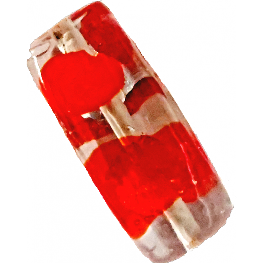 Korálky sklenené mix 27 ks sklenenné 24 x 12 mm hyacinth