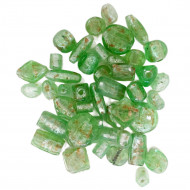 Stafil Korálky sklenené mix 0,5kg verde chiaro zelené