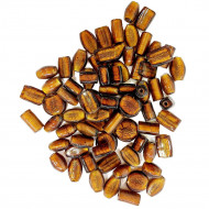 Stafil Korálky sklenené mix 0,5kg ambra scuro medené