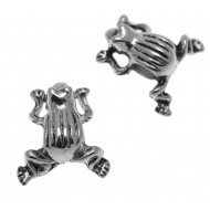 Kovová korálka Žaba 5ks