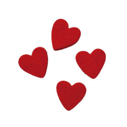 Filcové srdiečka Stafil 3cm, 36ks