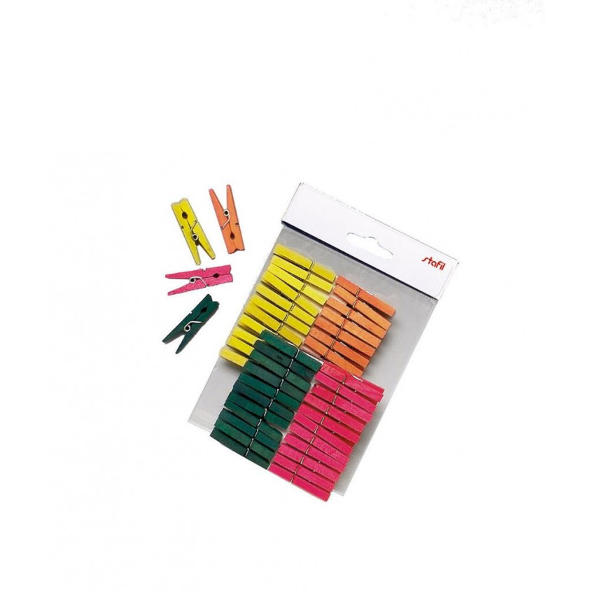 Stafil Drevenné štipce 3cm 48ks