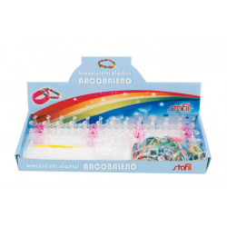 2x Gumičky na náramky 500ks + stojan