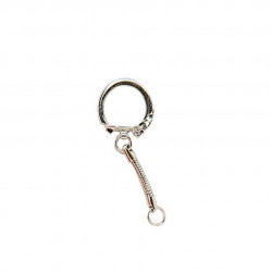 Krúžok na kľuče s retiazkou s priemerom 1.8cm 20ks