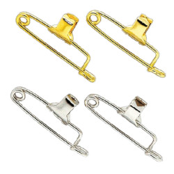 Zatváracie špendlíky s klipom 28mm  12ks