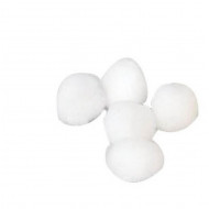 Pom-pom Stafil 10mm biely