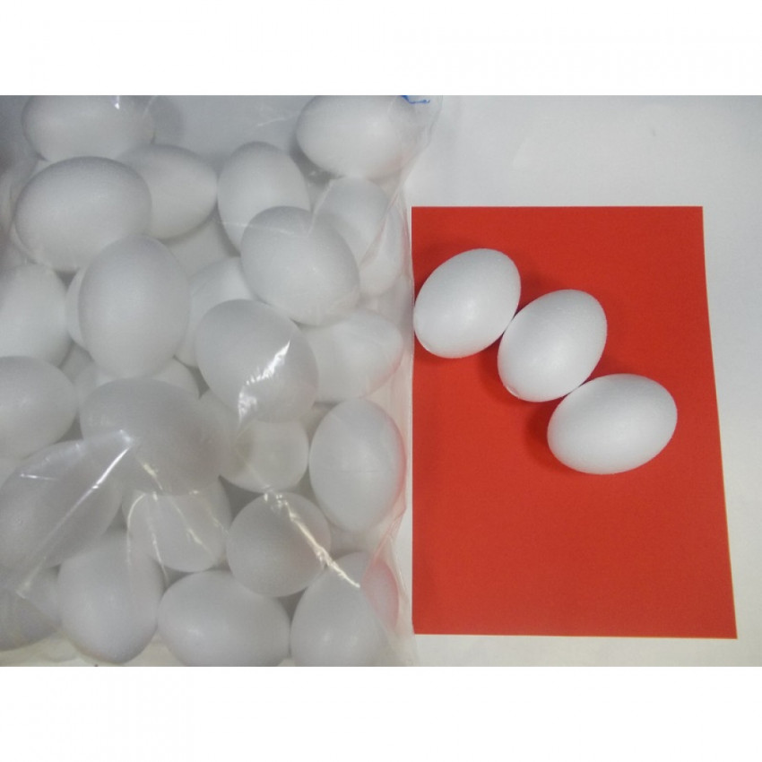 Polystyrénové vajce 6 cm na dekorovanie 