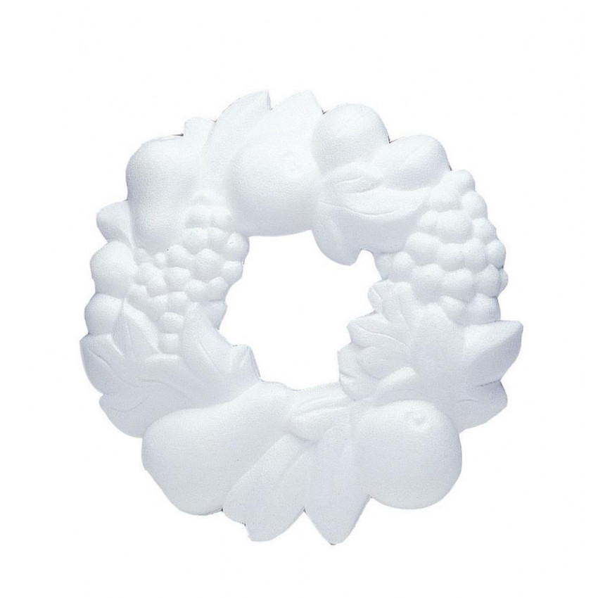 Polystyrénový venček ovocie 28 x 4 cm