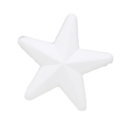 Polystyrénová hviezda 12,5 cm 10 ks 