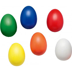 Plastové vajce 6cm na dekorovanie farebné