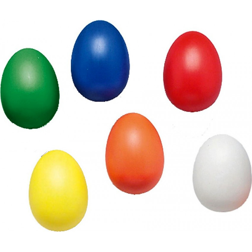 Plastové vajce 6cm na dekorovanie farebné