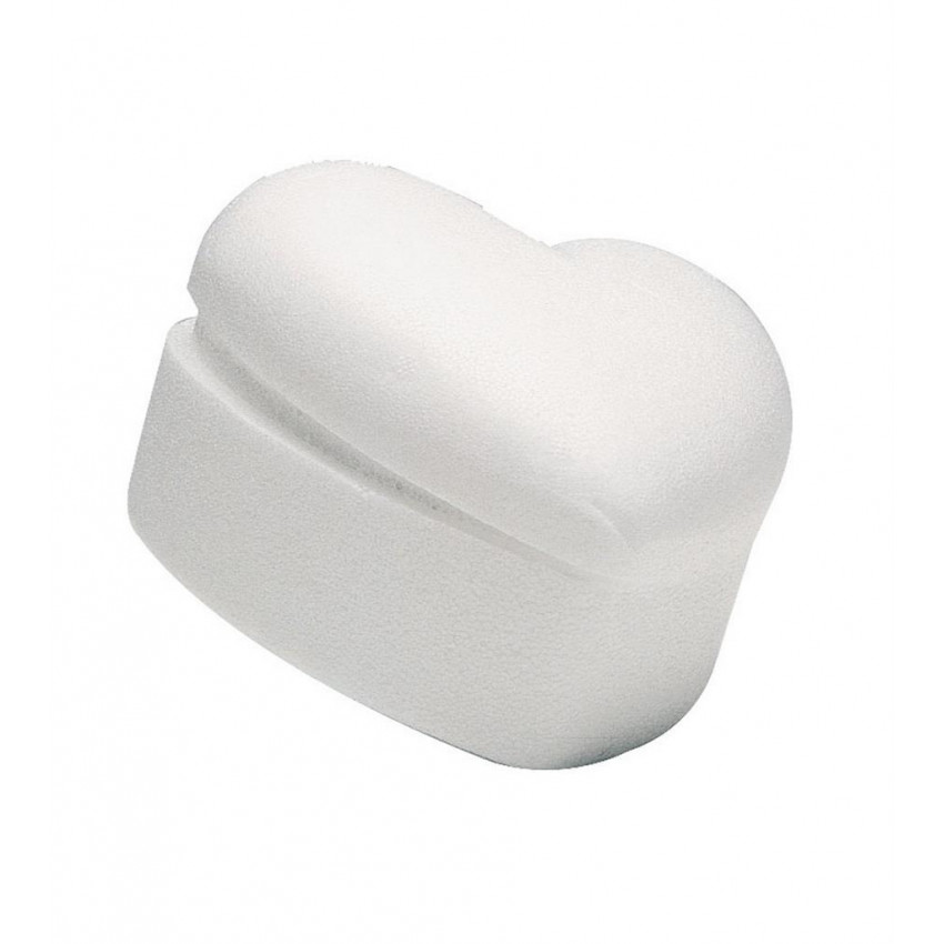 Polystyrénové srdce dóza 14 x 11 cm