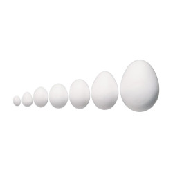 Polystyrénové vajce 4 cm na dekorovanie 12 ks