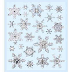 Samolepky Vločky-325 Design 22 x 15.5 cm