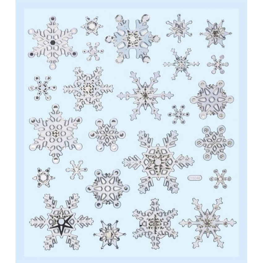 Samolepky Vločky-325 Design 22 x 15.5 cm