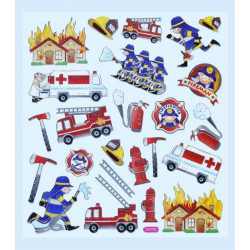 Samolepky Požiarnik-323 20,5 x 10.5 cm