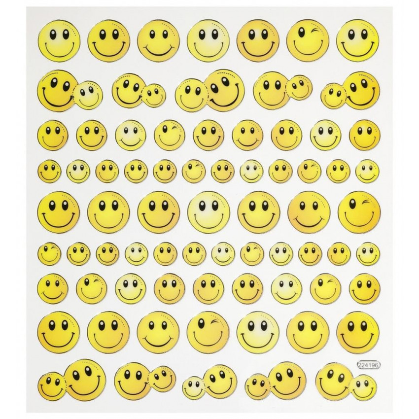 Samolepky Smily-347 Design Smily 22 x 15.5 cm