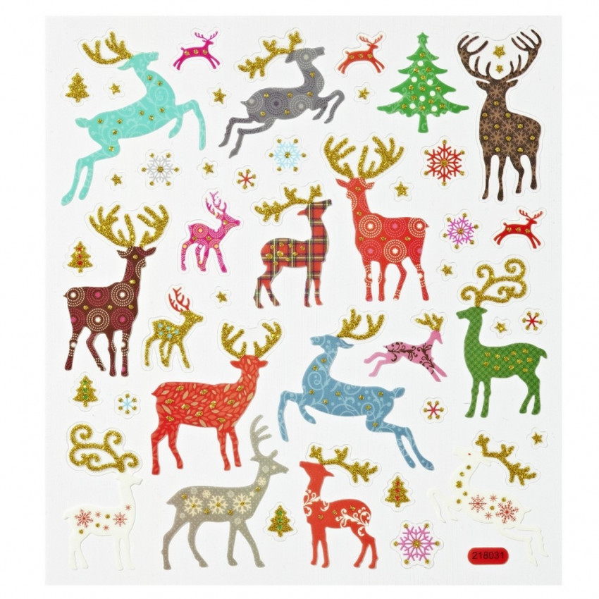 Samolepky Jeleň-365 Design  22 x 15.5 cm