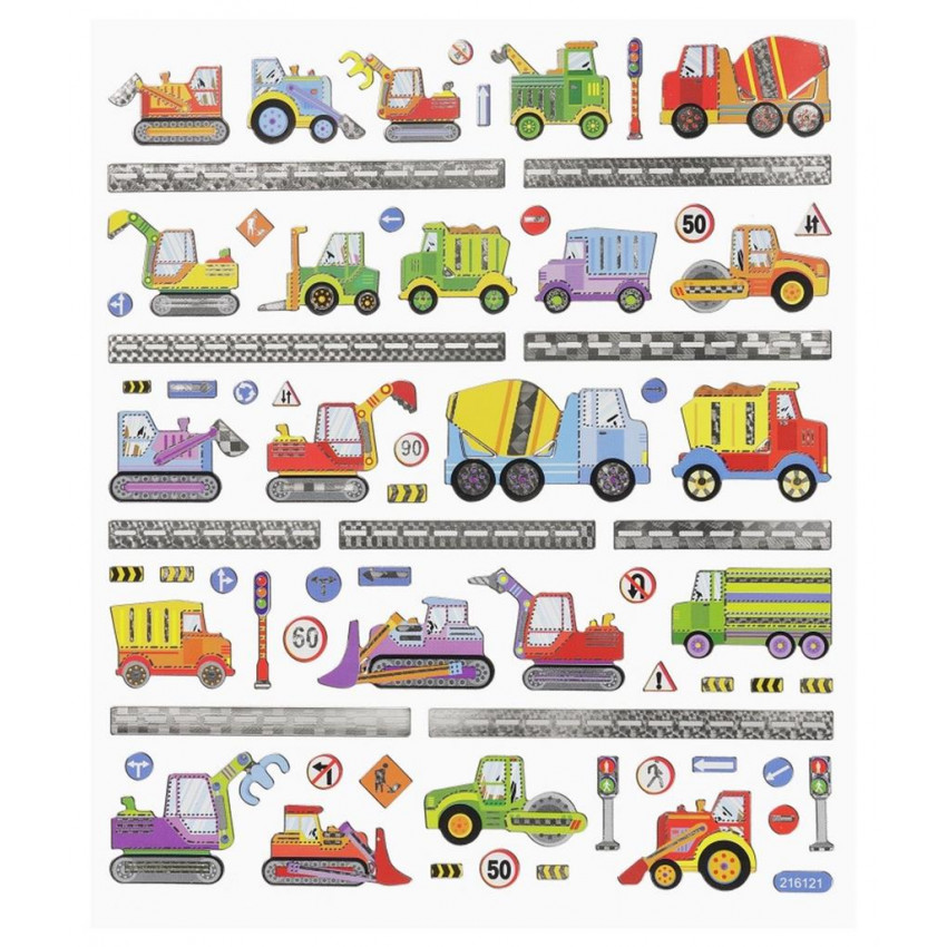 Samolepky Autá-420  Design 22 x 15.5 cm