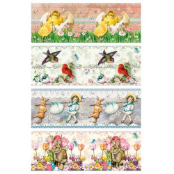 4ks Košieľky na ozdobovanie veľkonočných vajíčok 3 až 5ks