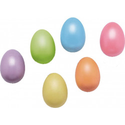 Plastové vajcia 6cm 10ks
