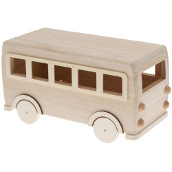 Stafil drevenný autobus na skladanie