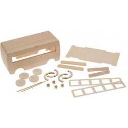 Stafil drevenný autobus na skladanie