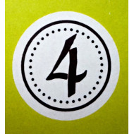 Stafil Drevená pečiatka číslo 4