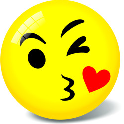 Lopta 23 cm vzor Smajlík