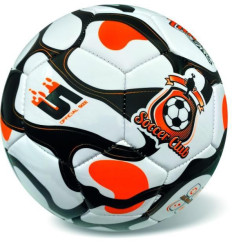 Futbalová lopta Tiger čierna veľkosť 5 koženná