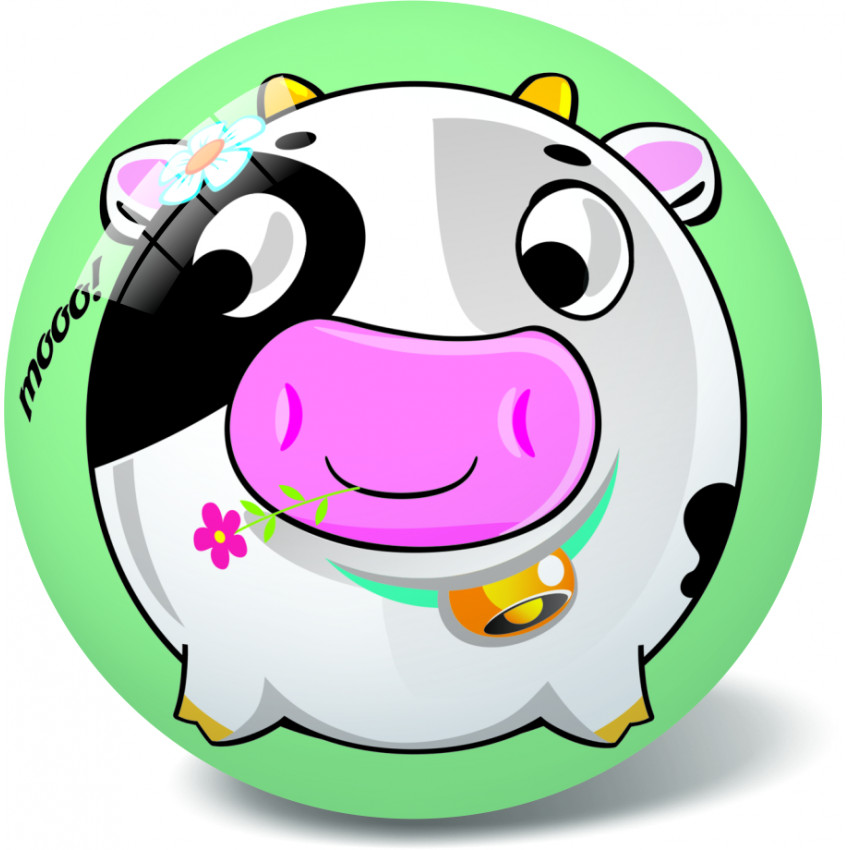 Lopta 11cm vzor Krava