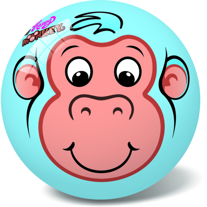 Lopta 11cm vzor Opica