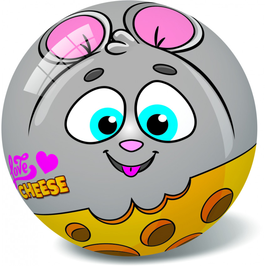 Lopta 11cm vzor Myš