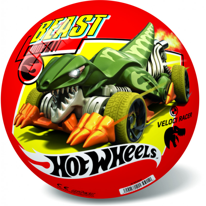 Lopta 23 cm HOT WHEELS