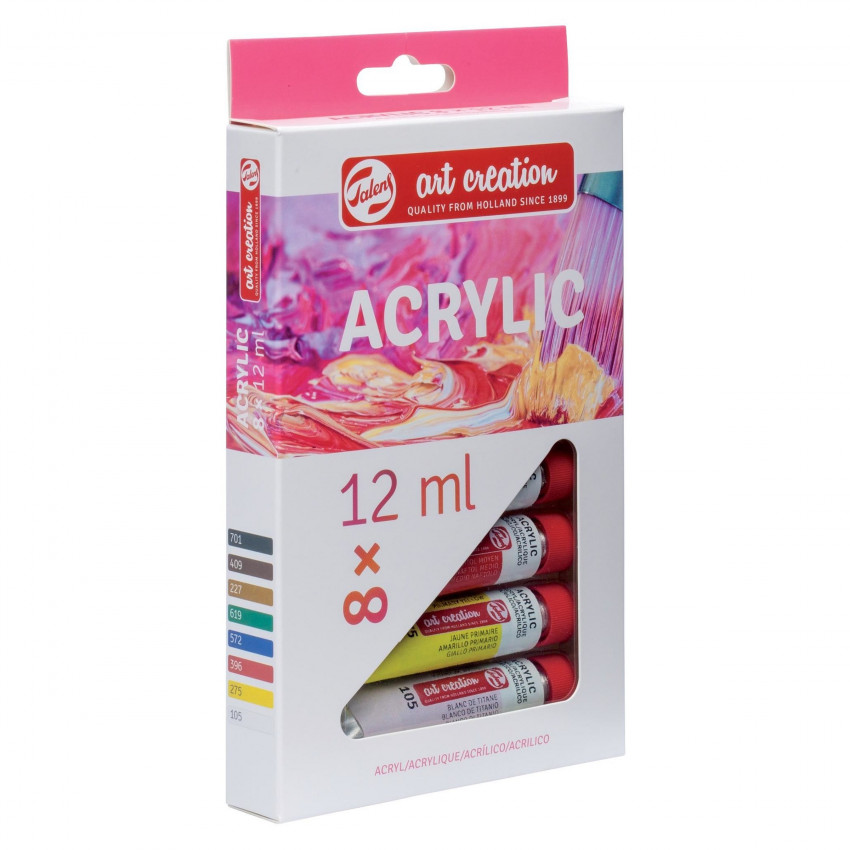 Talens Art Creation akrylové farby 8 ks 12ml