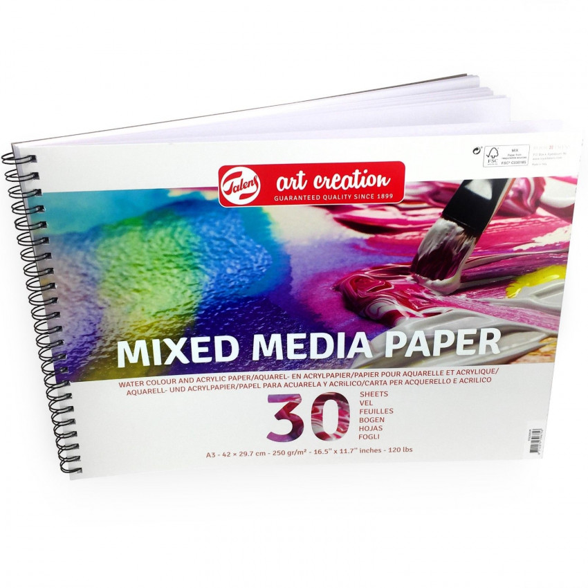 Talens Art Creation papierový blok Mixed Media 30 listov, A3, 250g