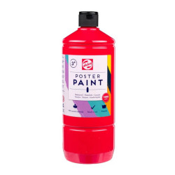 Plagátová farba školská 100ml červená 300, 36713001