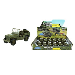  Jeep 1941 Willys MB (12DB), kovový model - Auto WELLY