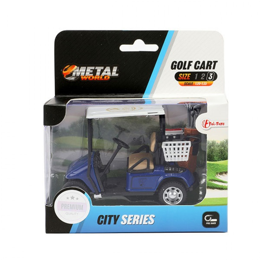 Auto golfový vozík kovový model