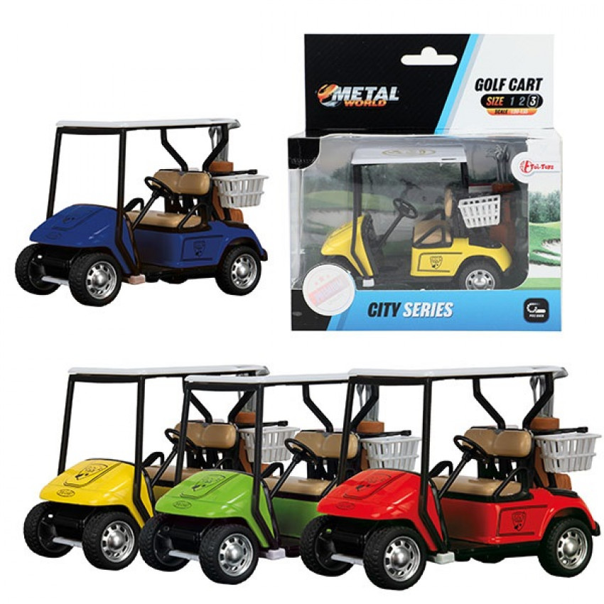Auto golfový vozík kovový model