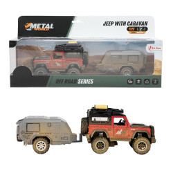  Jeep 4x4 pull back -Blatový karavan