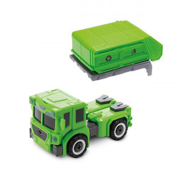 Transformovací robot na šroubovanie  Smetiarske auto