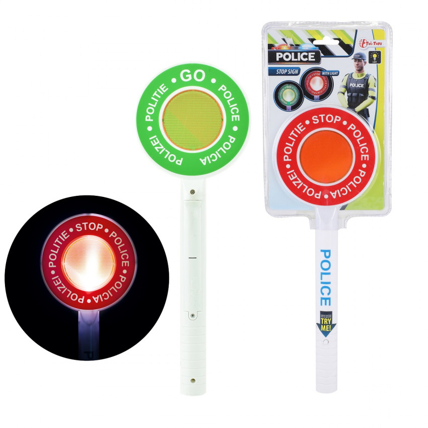 POLICE Stopka polícia so svetlom