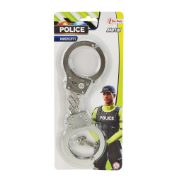 POLICE Putá policajné kovové + 2 kľuče
