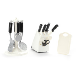 FOOD MARKET Súprava kuchynského náčinia a nožov 16 ks