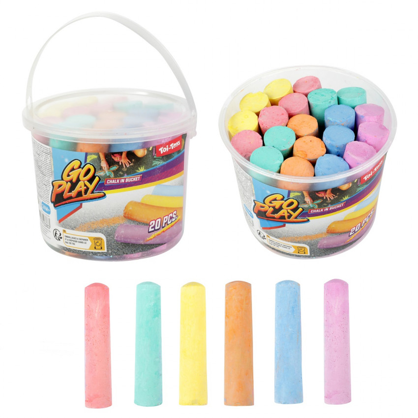 Chodníková krieda -20 ks vo vedierku